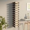 Wall Mounted Wine Rack for 36 Bottles White Iron Colour white Quantity in Package 1 Number of 36 Number of Bottles 