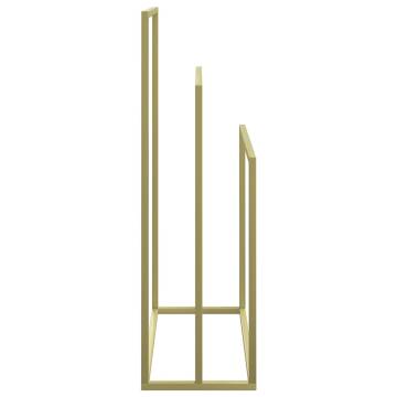 Freestanding Towel Rack Gold - Stylish Bathroom Storage