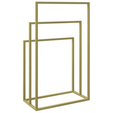 Freestanding Towel Rack Gold - Stylish Bathroom Storage