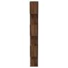 Brown Oak Book Cabinet & Room Divider | 80x24x192 cm