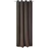 Blackout Curtain with Metal Eyelets 270x245 cm Brown Colour brown Size 270 x 245 cm Quantity in Package 1 