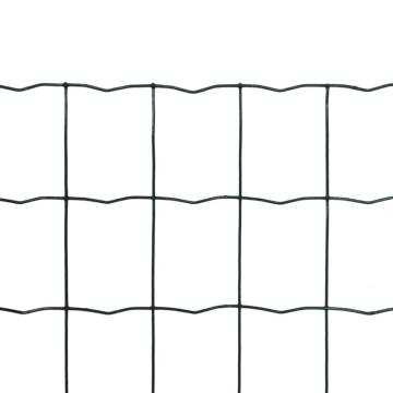 Euro Fence Steel 10x0.8 m Green - Durable & Stylish Fencing