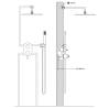 Shower System Stainless Steel 201 - Stylish & Sturdy