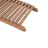 Folding Sun Lounger - Solid Teak Wood Garden Furniture