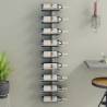 Wall-mounted Wine Rack for 9 Bottles White Iron Colour white Quantity in Package 1 Number of 9 Number of Bottles 