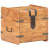 Chest 40x40x40 cm Solid Acacia Wood Colour dark brown Quantity in Package 1 Width 40 cm 