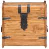 Solid Acacia Wood Chest - 40x40 cm | Hipomarket