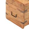 Solid Acacia Wood Chest - 40x40 cm | Hipomarket