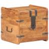 Solid Acacia Wood Chest - 40x40 cm | Hipomarket