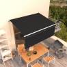 Manual Retractable Awning with Blind 3.5x2.5m Anthracite Colour anthracite Size 3.5 x 2.5 m Quantity in Package 1 