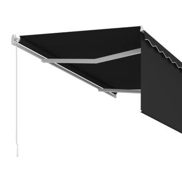 Manual Retractable Awning 3.5x2.5m - Anthracite - Hipomarket