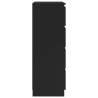 Stylish Black Sideboard 60x35x98.5 cm | Hipomarket