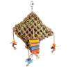 FLAMINGO Papyr Parrot Net Bird Toy - 45 cm Colourful Fun