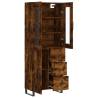 Highboard Smoked Oak - Stylish Storage Solution | HipoMarket