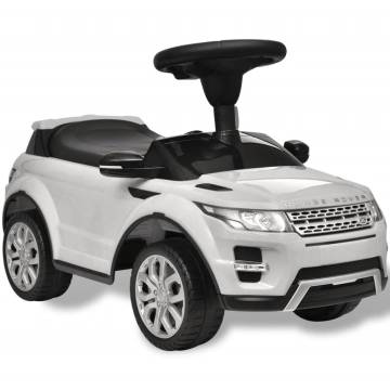 Land Rover 348 Kids Ride-on Car with Music - White