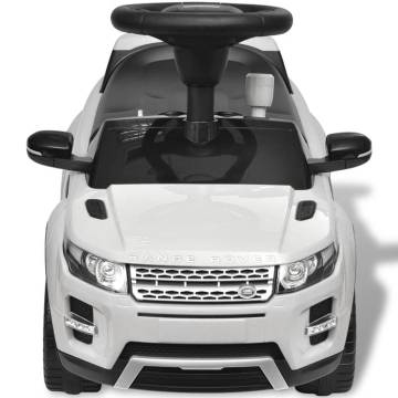 Land Rover 348 Kids Ride-on Car with Music - White