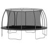 Trampoline Set Round 488x90 cm - Safe & Fun for Kids