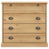 VIGO Chest of Drawers - Solid Pine 80x40x76 cm for Stylish Storage