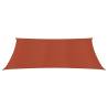 Terracotta Sunshade Sail 2.5x4.5m - 90% UV Protection