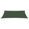 Sunshade Sail 3x6m Dark Green - UV & Mould Resistant HDPE