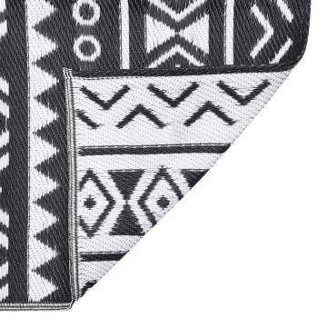 Outdoor Rug Black 120x180 cm | Stylish PP Carpet