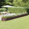 Garden Raised Bed Powder-coated Steel 620x80x36 cm Brown Colour brown Size 620 x 80 x 36 cm Quantity in Package 1 