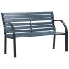 Garden Bench Grey 112 cm Solid Wood Fir Colour grey Size 112 cm Quantity in Package 1 Number of 