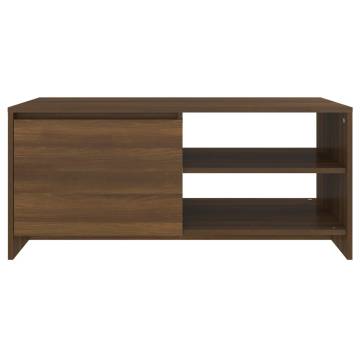 Brown Oak Coffee Table - Modern Design | HipoMarket