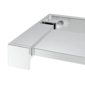 Shower Shelf for Walk-in Shower Wall - Chrome Aluminium 115 cm