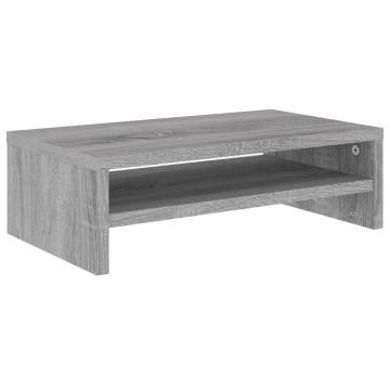 Monitor Stand Grey Sonoma - Modern Design & Storage Solution