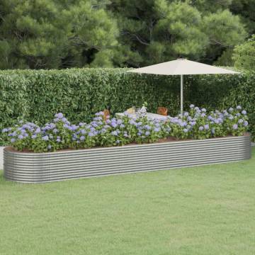 Powder-coated Steel Garden Raised Bed 584x140x68 cm | Hipomarket