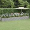 Garden Raised Bed Powder-coated Steel 584x140x68 cm Silver Colour silver Size 584 x 140 x 68 cm Quantity in Package 1 