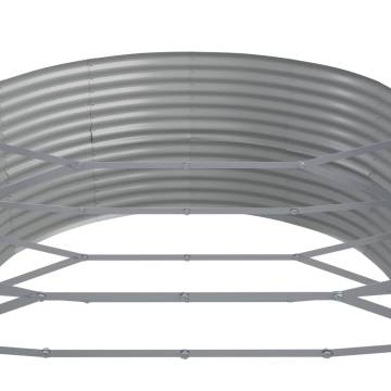 Powder-coated Steel Garden Raised Bed 584x140x68 cm | Hipomarket