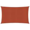 Sunshade Sail 160 g/m² Terracotta 5x8 m HDPE Colour terracotta Size 5 x 8 m Quantity in Package 1 