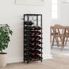 Wine Rack for 27 Bottles Black 34x18x100 cm Wrought Iron Size 34 x 18 x 100 cm Quantity in Package 1 Number of Number of Bottles 