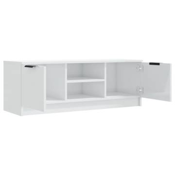 High Gloss White TV Cabinet | Stylish & Practical Storage