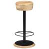Stylish Solid Mango Wood Bar Chairs - Set of 2 | Hipo Market