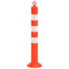 Traffic Control Bollards Set - 10 pcs with Chain | 75 cm PE