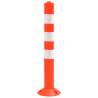 Traffic Control Bollards Set - 10 pcs with Chain | 75 cm PE