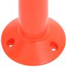 Traffic Control Bollards Set - 10 pcs with Chain | 75 cm PE