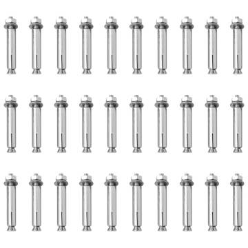 Traffic Control Bollards Set - 10 pcs with Chain | 75 cm PE