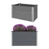 Garden Raised Bed WPC 100x50x54 cm Grey Colour grey Size 100 x 50 x 54 cm Quantity in Package 1 