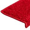 Red Carpet Stair Treads - 15 pcs | Non-Slip Protection