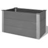 Garden Raised Bed WPC 100x50x54 cm Grey - Durable Planter