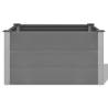 Garden Raised Bed WPC 100x50x54 cm Grey - Durable Planter