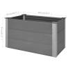 Garden Raised Bed WPC 100x50x54 cm Grey - Durable Planter