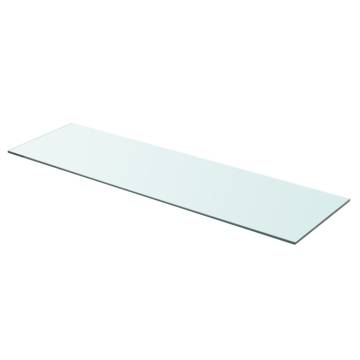 Shelf Panel Glass Clear 90x25 cm - Durable & Stylish Display