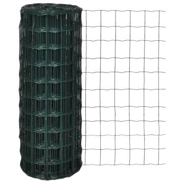 High-Quality Euro Fence Steel 25x1.0m Green - Durable & Versatile