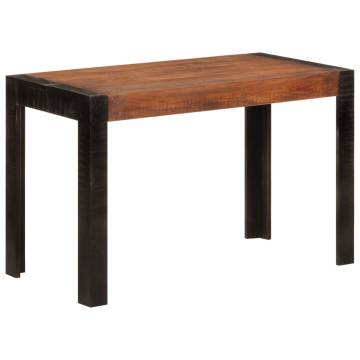 Elegant Honey Brown Solid Wood Dining Table - 120x60 cm