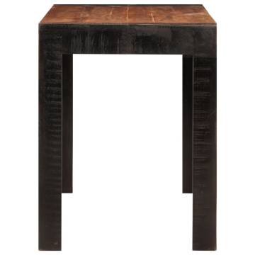 Elegant Honey Brown Solid Wood Dining Table - 120x60 cm